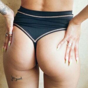 High waste Thong Swim bottom